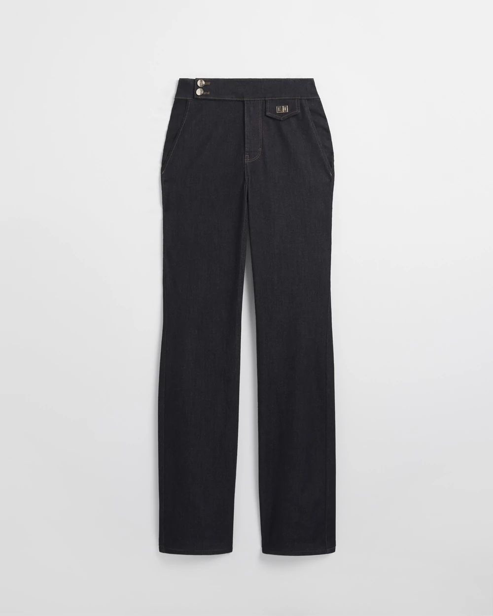 Curvy High Rise Sculpt Extended Bootcut Jeans | White House